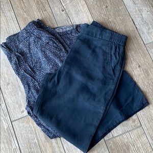 BUNDLE Gap relaxed dressy jogger pull on pants